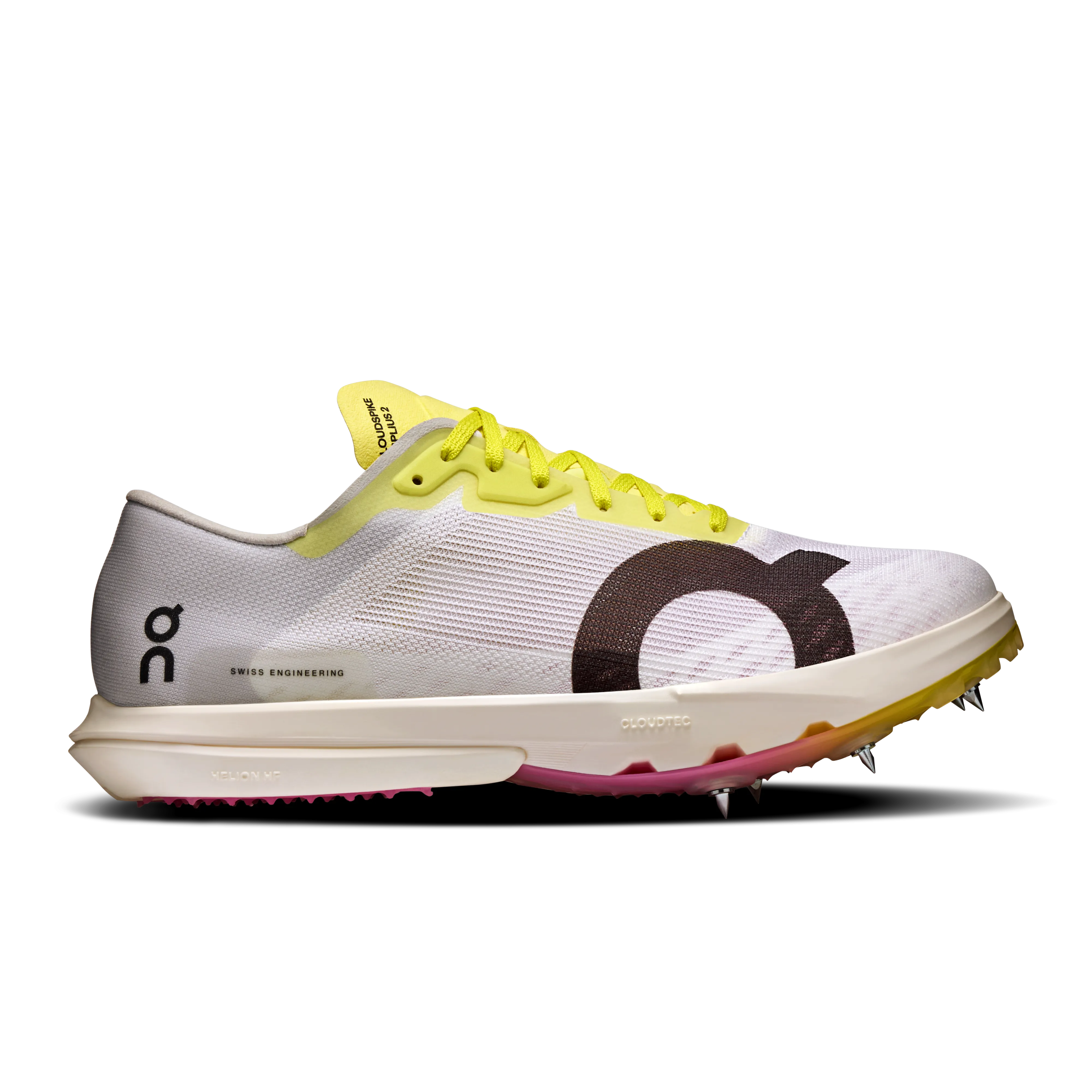 Cushioned Ankle On Running Cloudspike Amplius 2 White Raspberry (Women'S)
