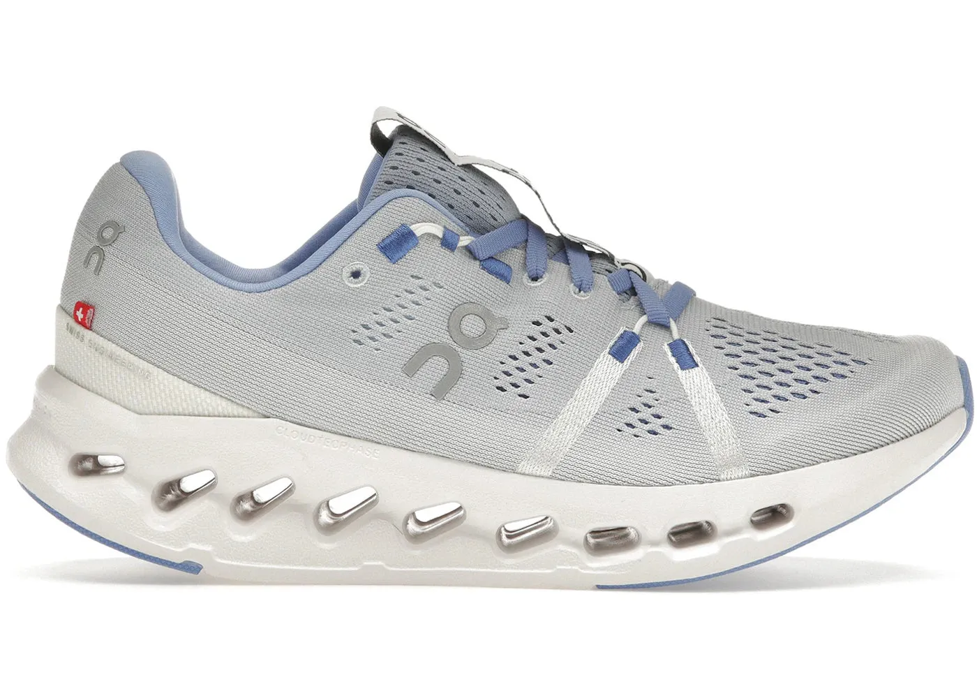 lace - up Impact Protection Cushioning On Running Cloudsurfer Heather White (Women'S)