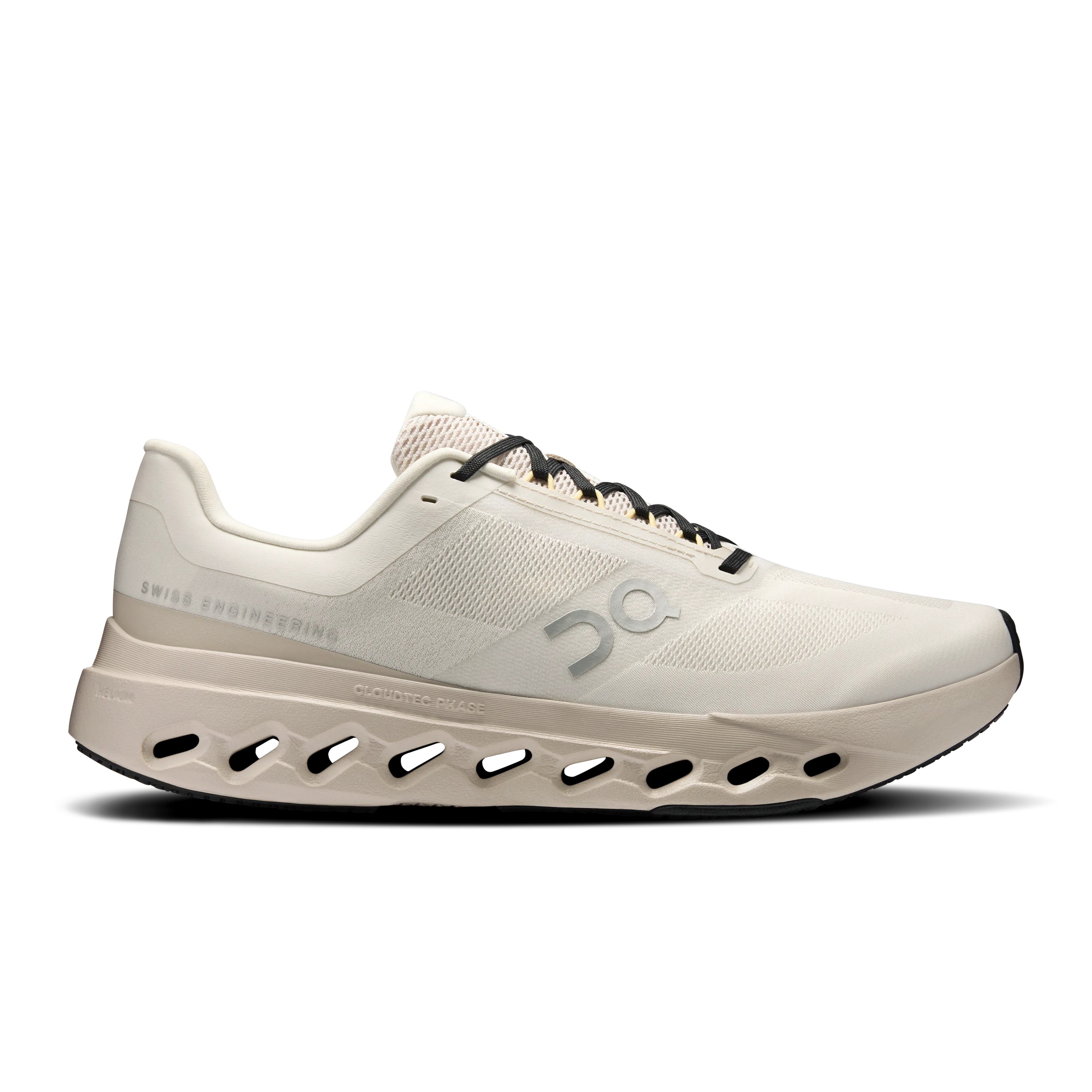 On Running Cloudsurfer Next Ivory Silver Sprinting Shoes