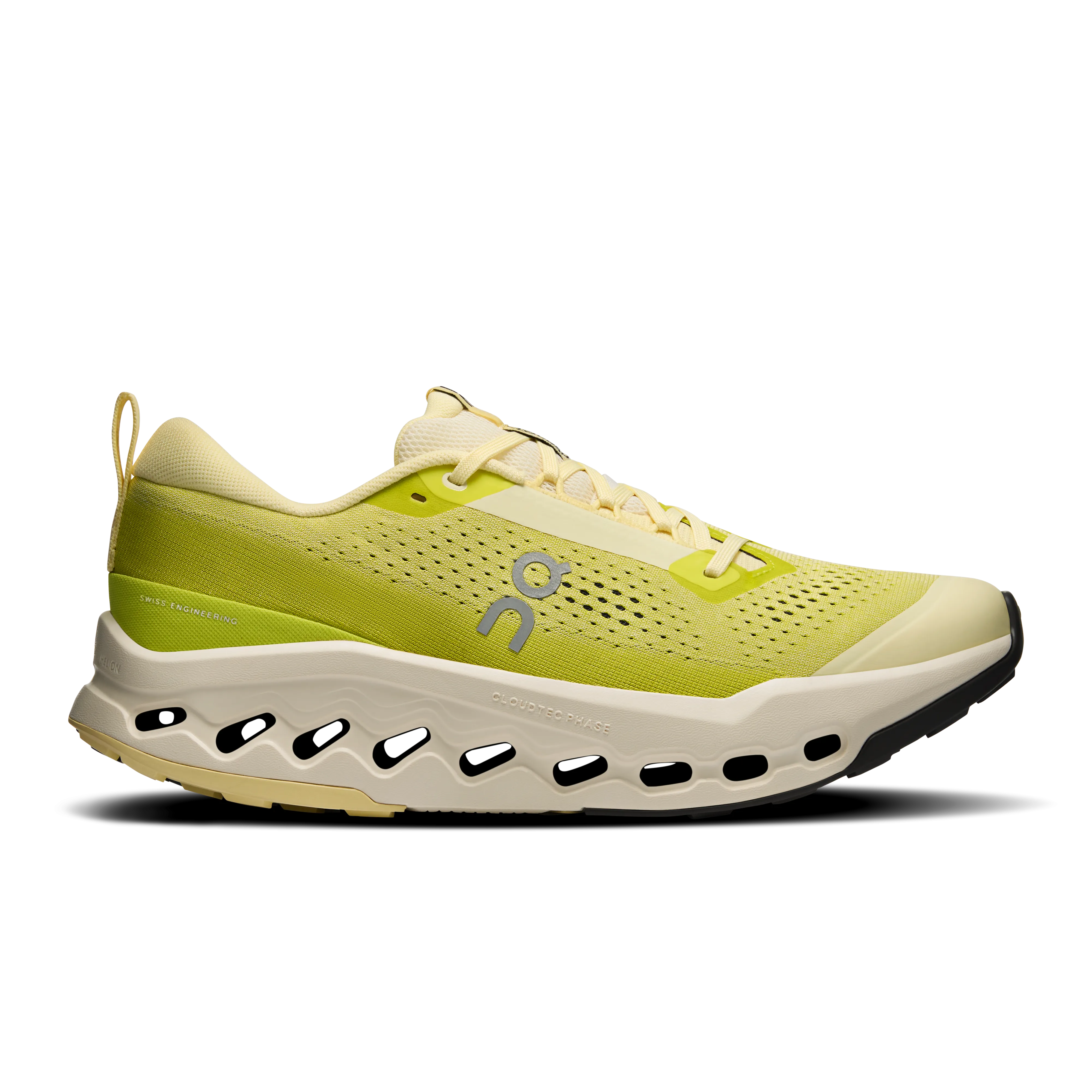 On Running Cloudsurfer Trail 2 Ivory Lime Muscle - building Ergonomic form