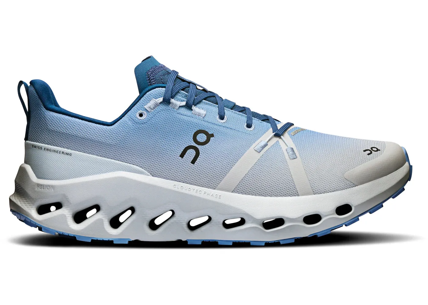 On Running Cloudsurfer Trail Waterproof Chambray Glacier health improvement