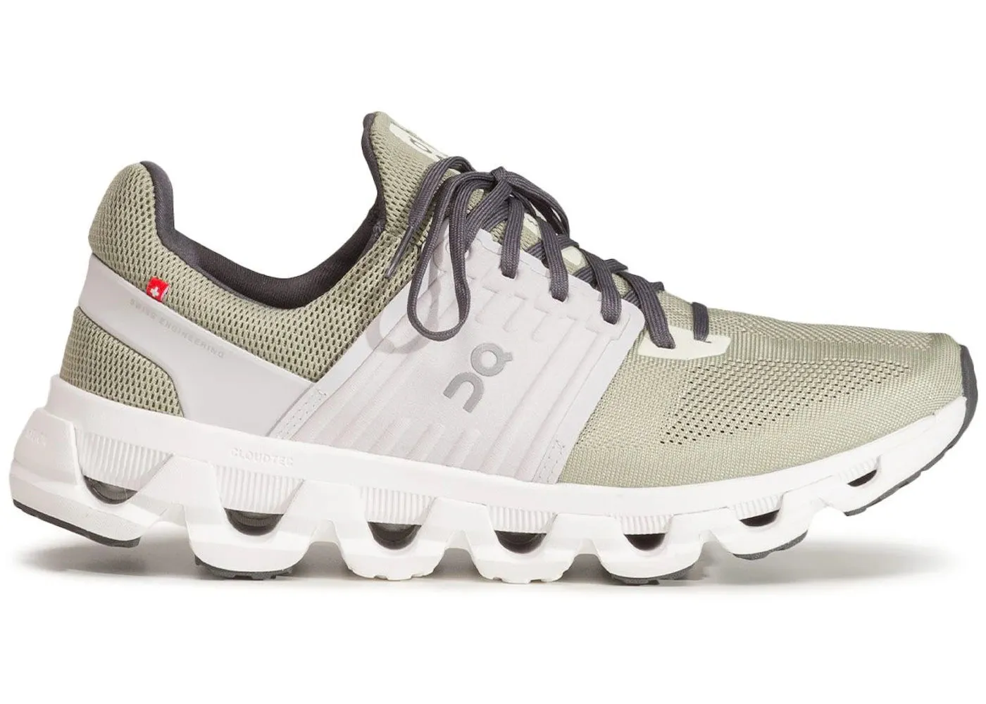 On Running Cloudswift Leaf Frost running in open - air stadiums shoes