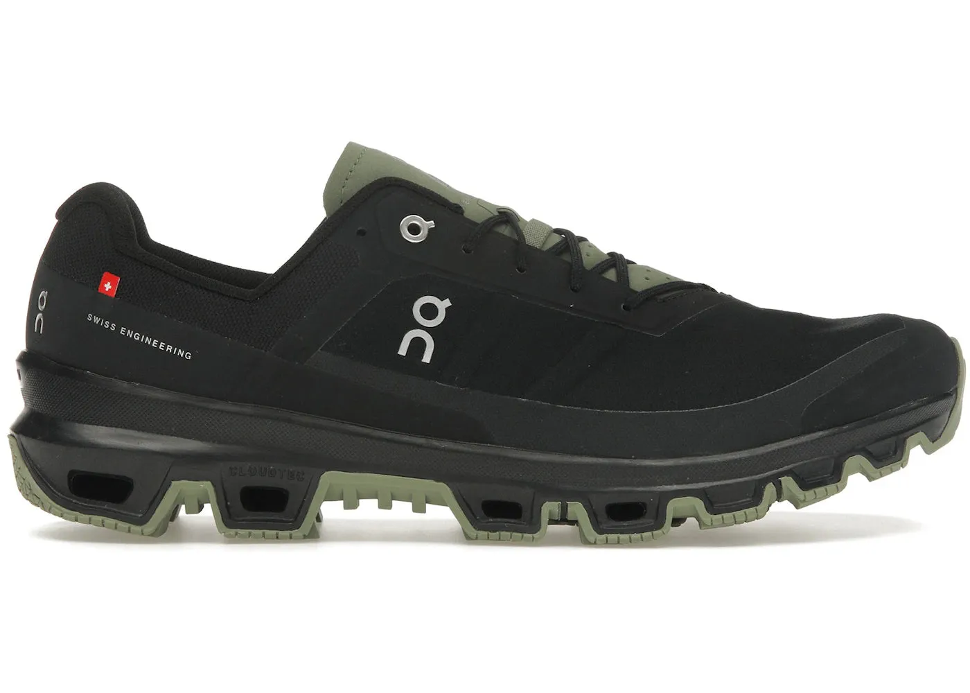 backpacking - running shoes On Running Cloudventure Black Reseda