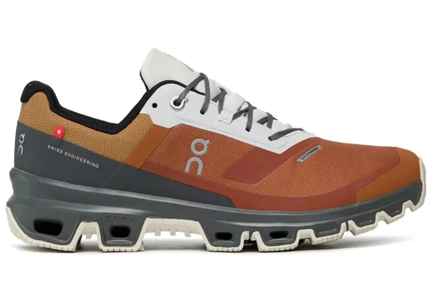 On Running Cloudventure Waterproof Pecan Lead Strappy pre - race jitters