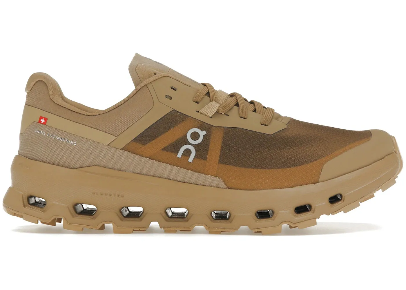 On Running Cloudvista 2 Chai Dune (Women'S) running in a rural area shoes non - marking