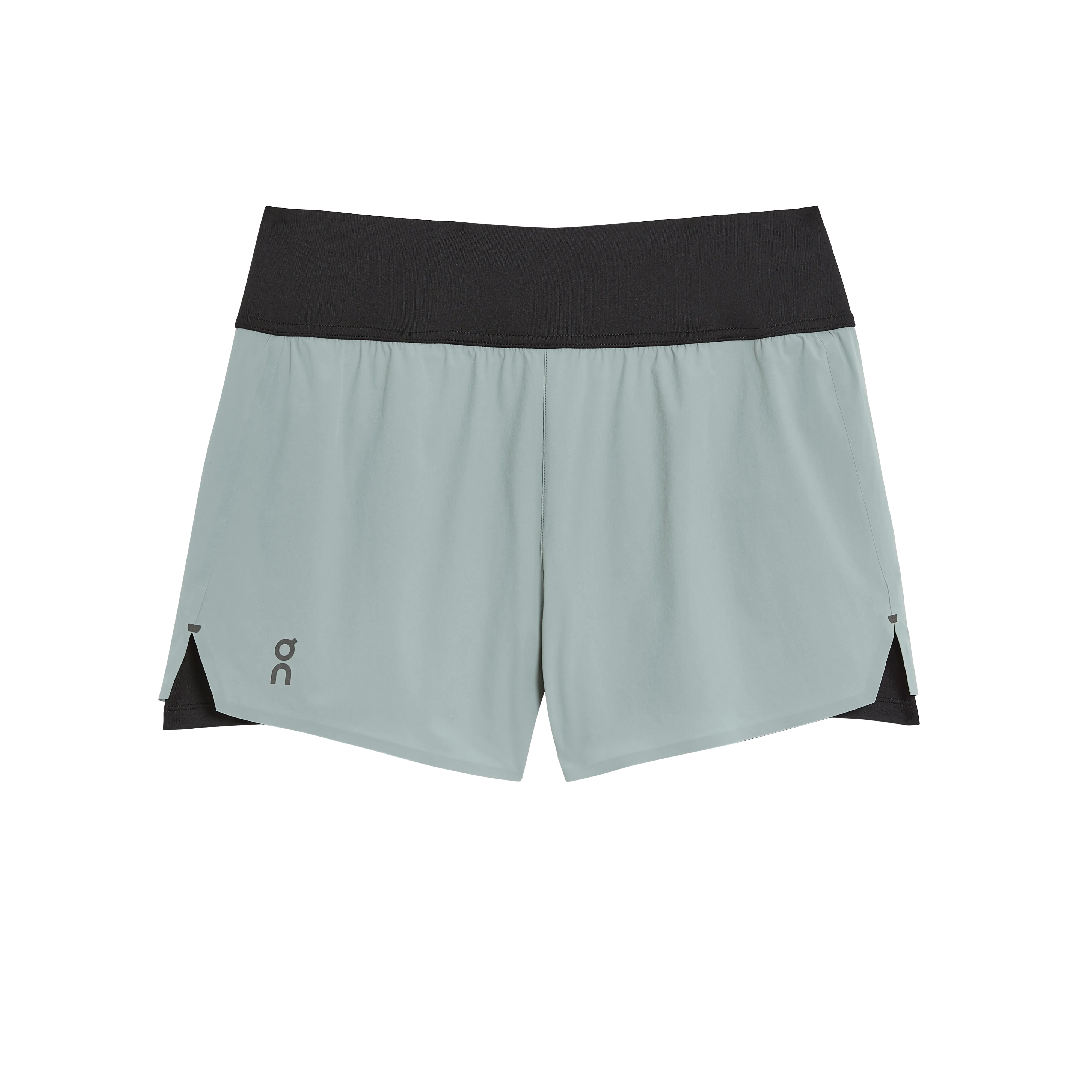 On Running Shorts Cobble | Black (Women'S) running in a mountain range shoes ankle - high running option