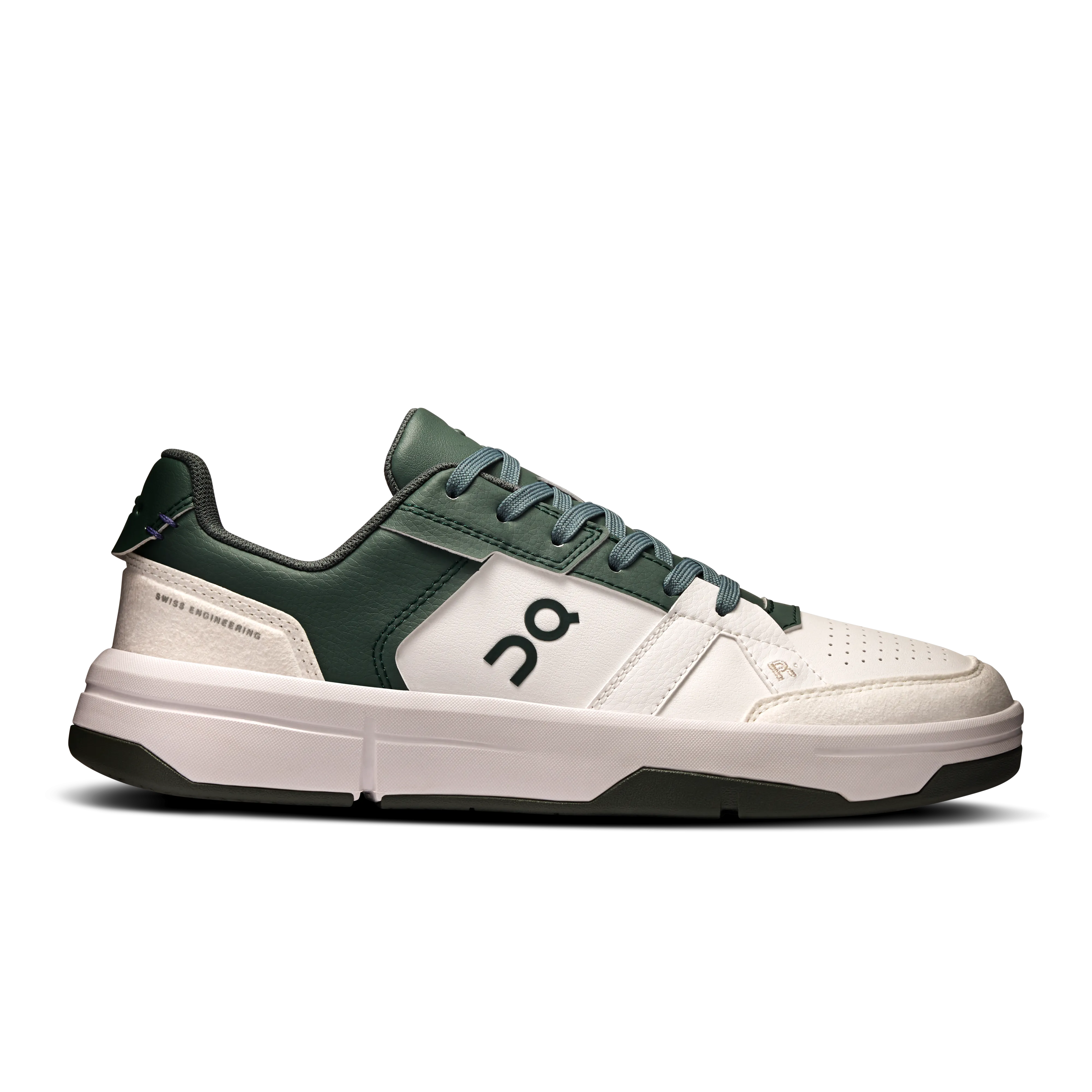 On Running The Roger Clubhouse White Olive (Women'S) Fast Motion Airflow Channel Soles
