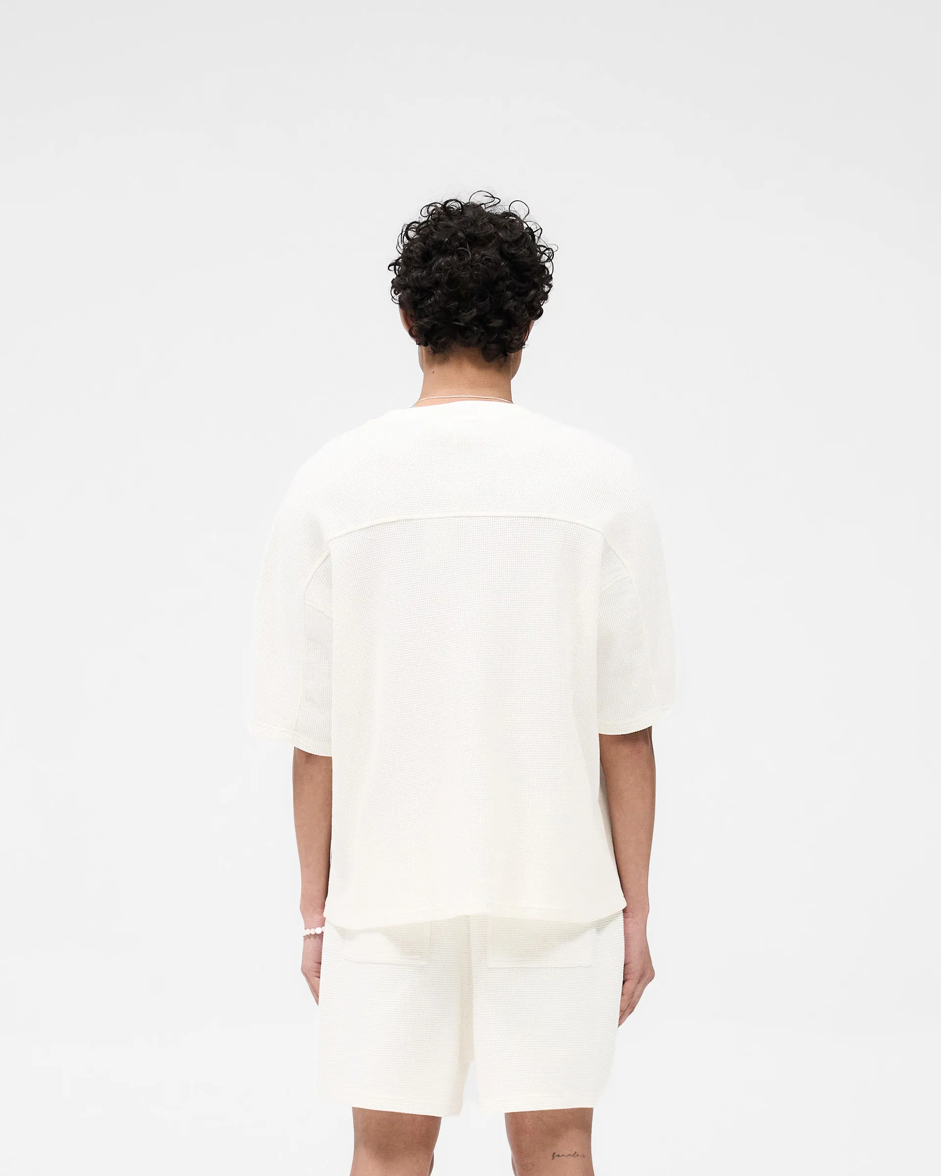 Waffle T-Shirt - Flat White cycling outfit