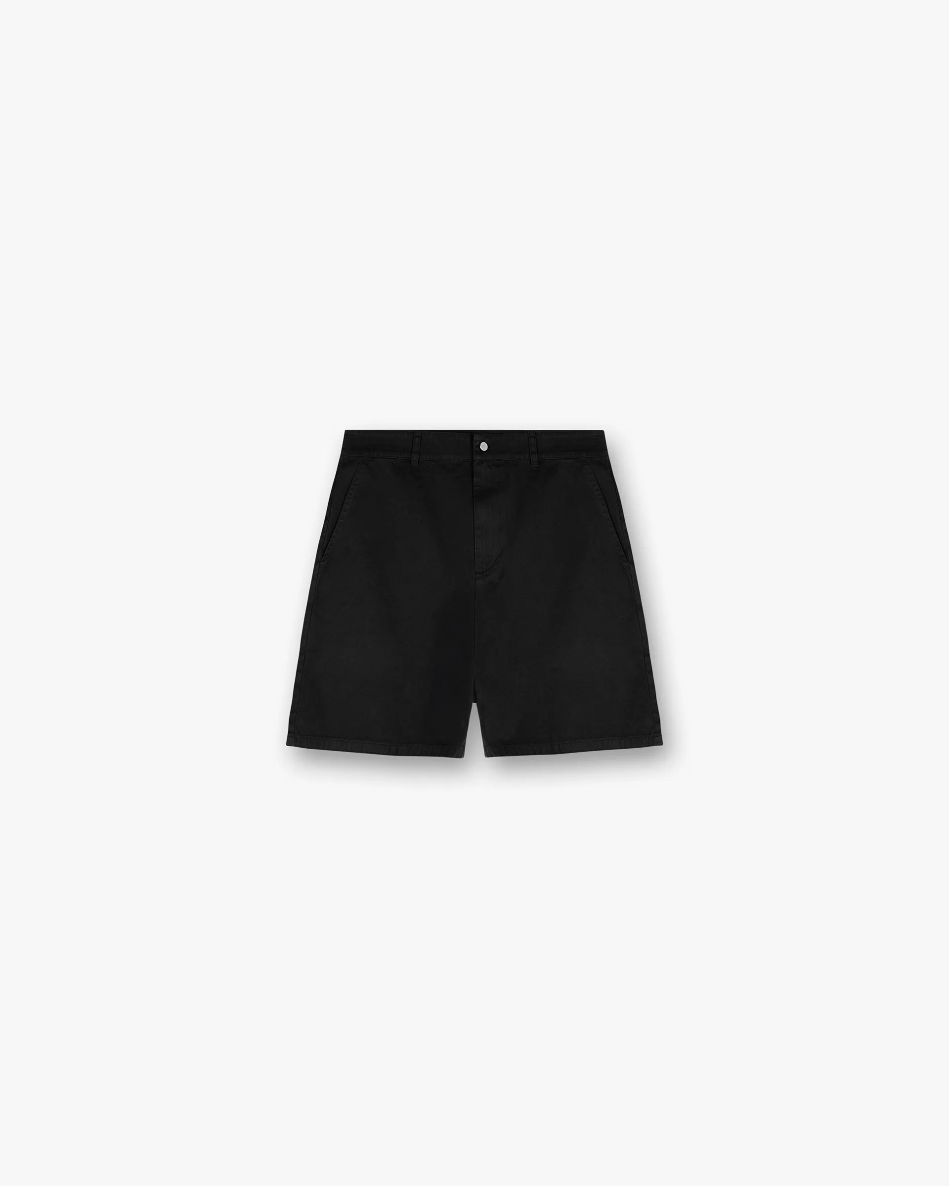 Cotton Tailored Short - Jet Black athletic style