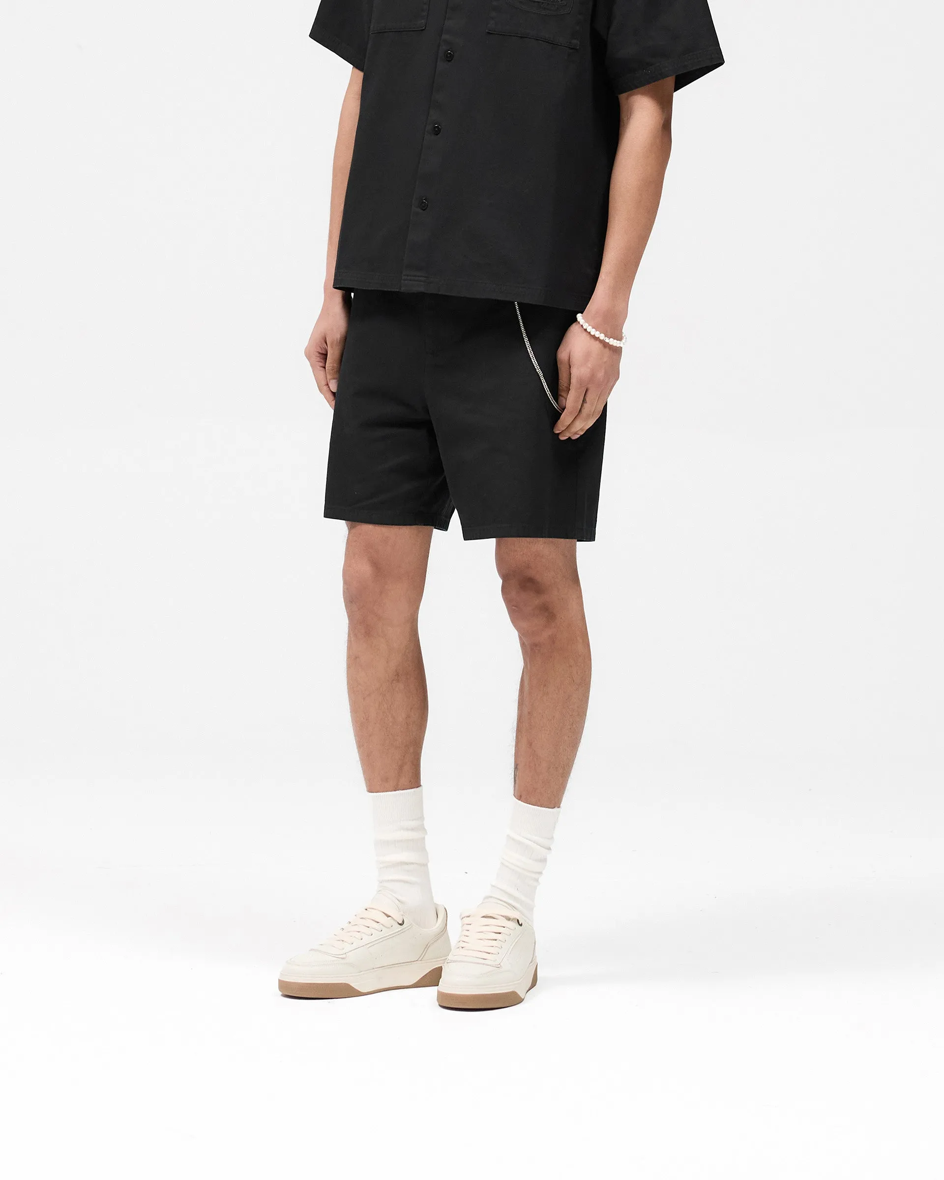 Move Free No Pinch Cotton Tailored Short - Jet Black