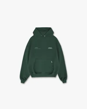 adults' Patron Of The Club Hoodie - Forest Green