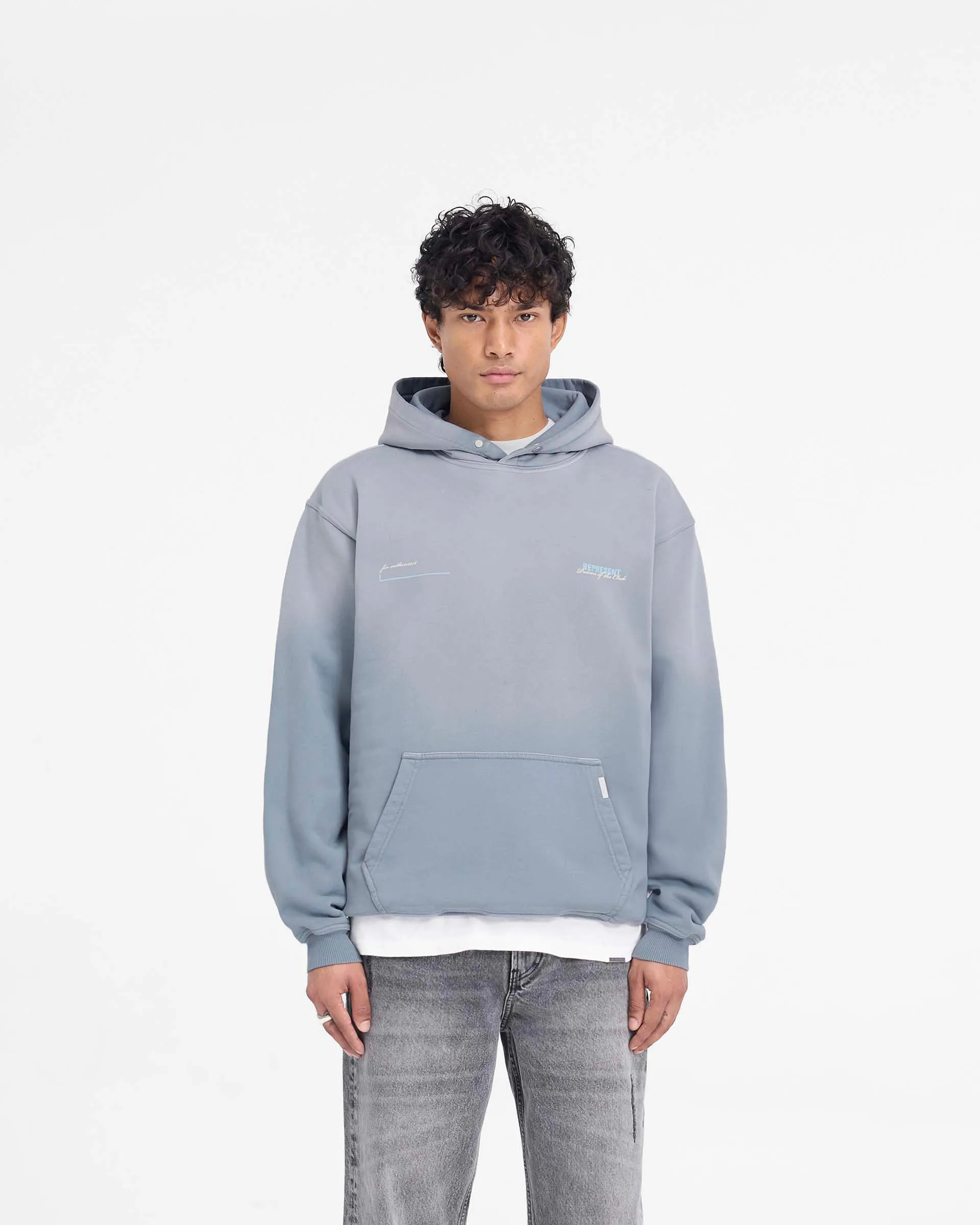 Patron Of The Club Hoodie - Washed Grey Street Layer