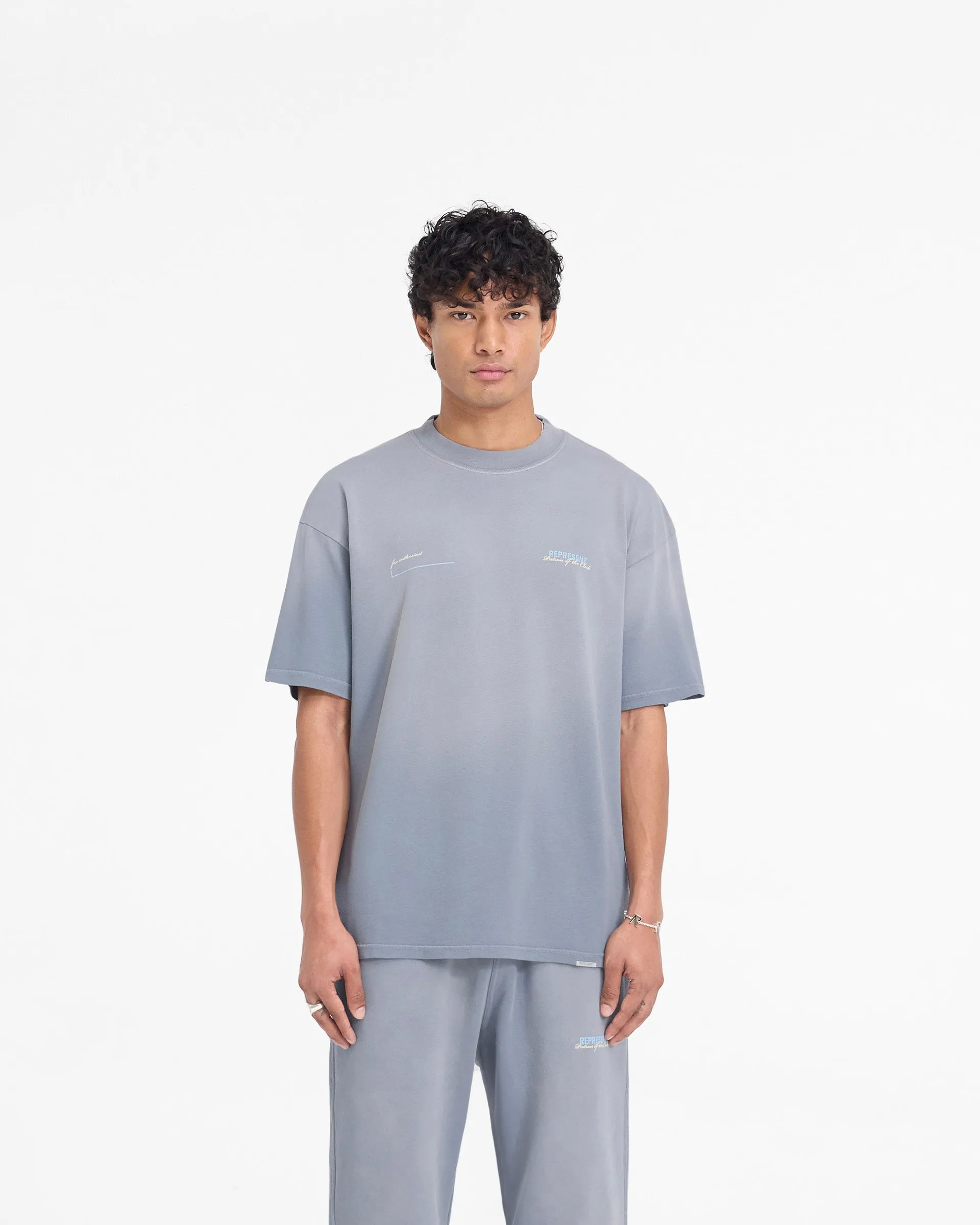 Patron Of The Club T-Shirt - Washed Grey AntiPilling