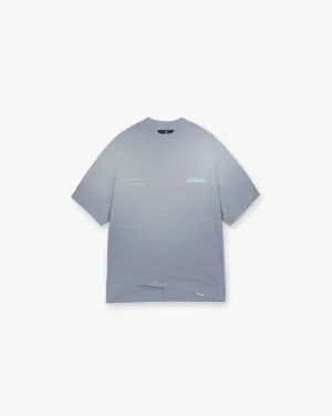 Drop Shoulder Cut Patron Of The Club T-Shirt - Washed Grey