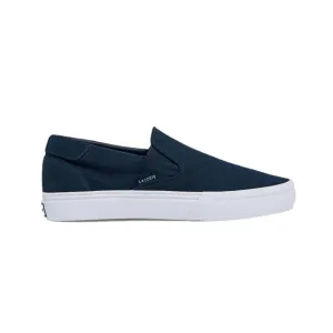 LACOSTE 7-43CMA0045092 JUMP SERVE SLIP MN'S (Medium) Navy/White Canvas Lifestyle Shoes Lake Step Gold Tone