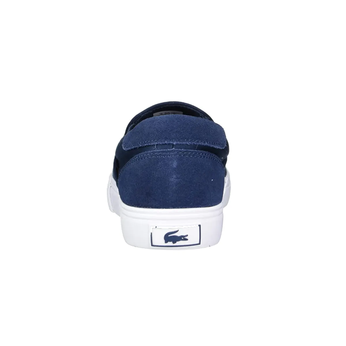 LACOSTE 7-43CMA0045092 JUMP SERVE SLIP MN'S (Medium) Navy/White Canvas Lifestyle Shoes Traction pattern Ventilated Mesh Cold Weather