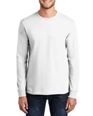 JustBlanks Men's Long Sleeve Essential Crew Neck T-Shirt Buttery Soft Fabric