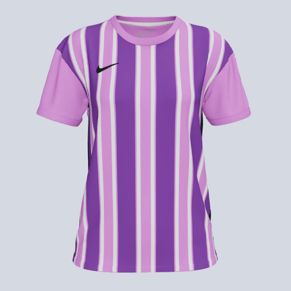 Performance Optimized Weave Nike Women's Classic Stripes Dry US SS Digital 24 Jersey