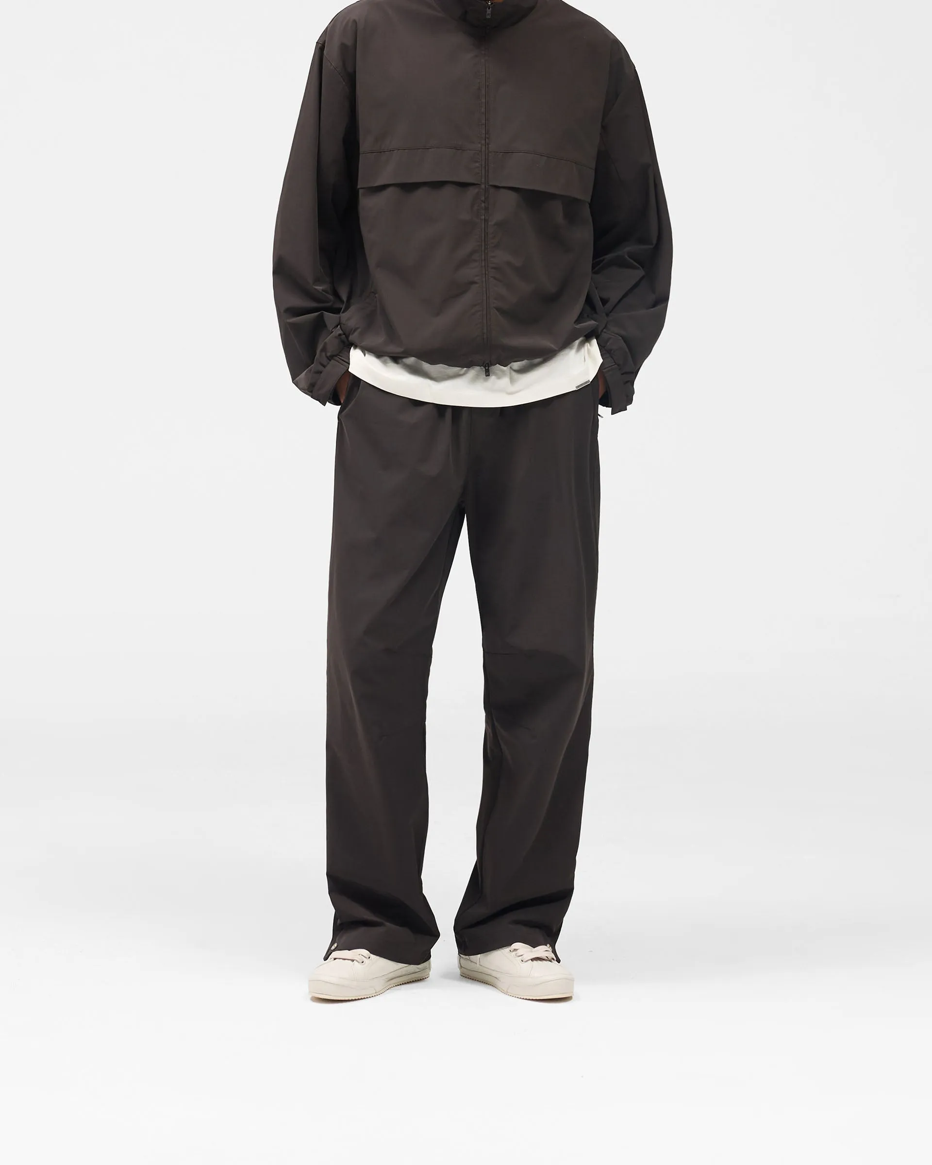 Initial Nylon Track Pant - Coffee All Season NonChafingEdges