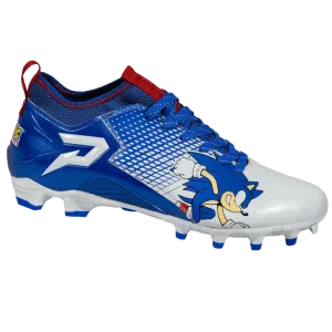 Phenom Elite Men's Sonic the Hedgehog Quantum Speed Football Cleats Smooth Soles