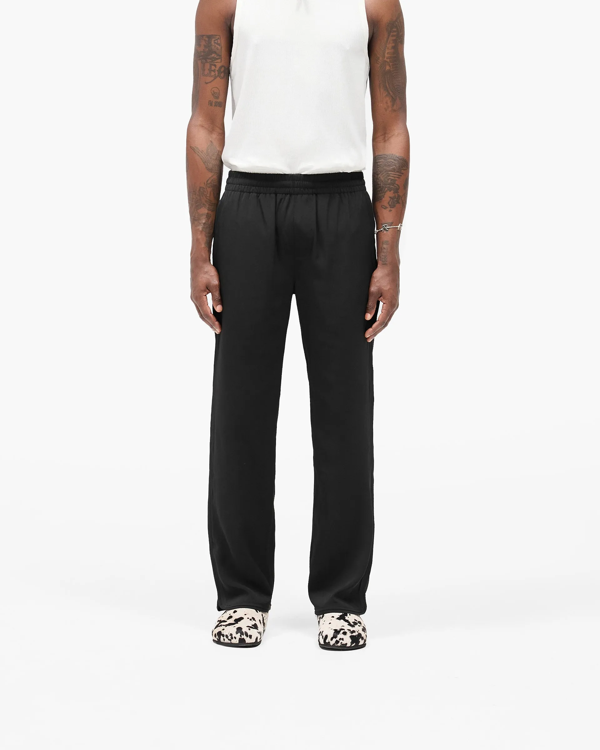 Sophisticated Look Core Style Piped Track Pant - Jet Black