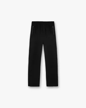 Piped Track Pant - Jet Black Quick Fit Wear