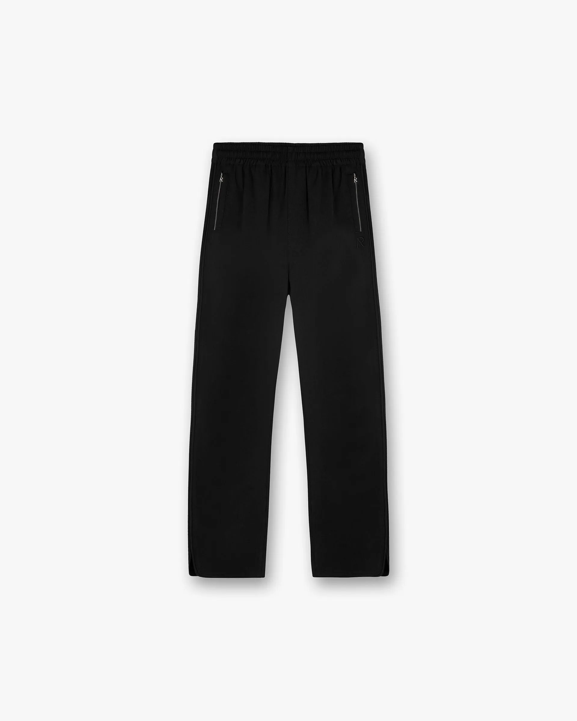 Piped Track Pant - Jet Black Quick Fit Wear
