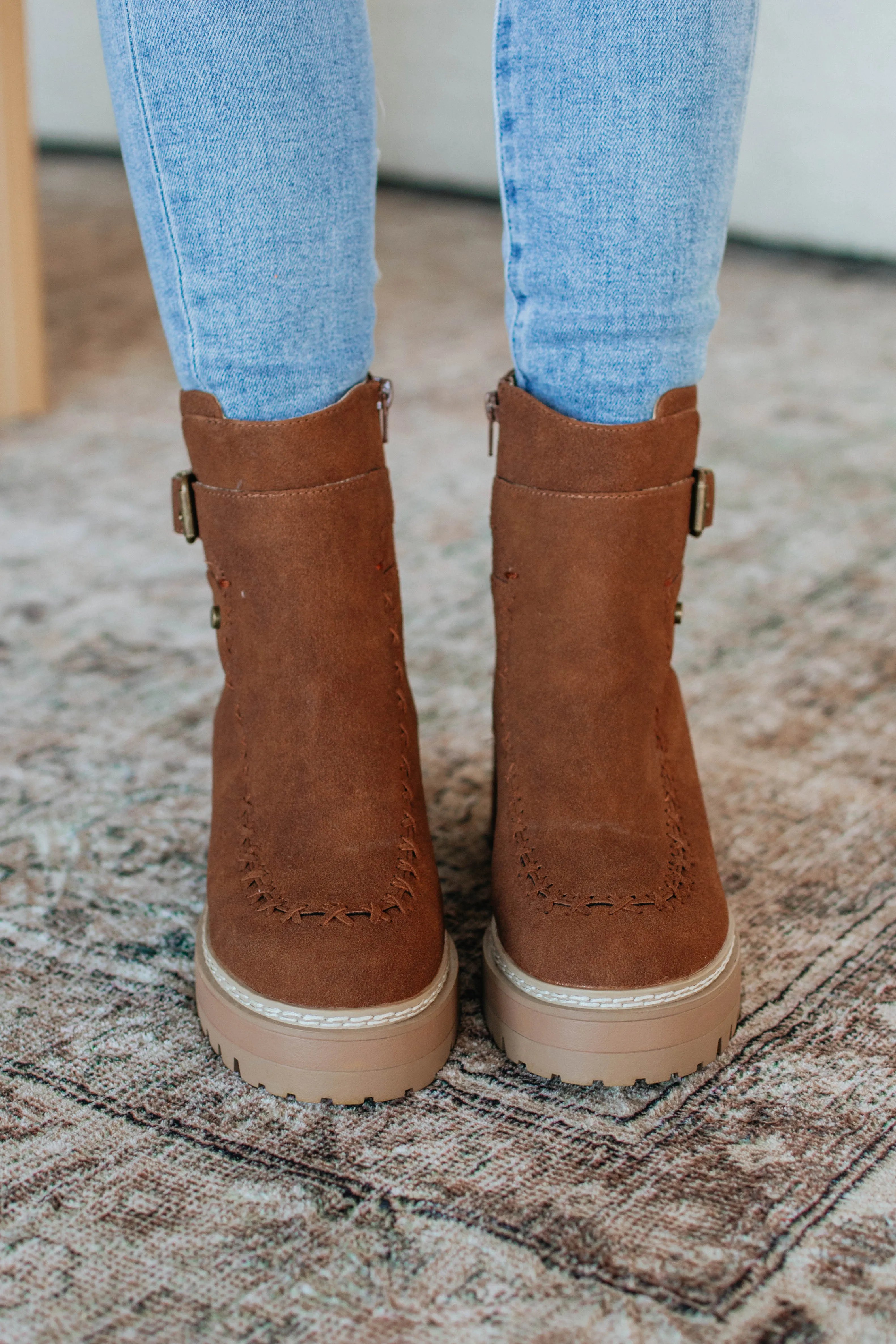 Chic Fit Playing By Your Rules Boots - Cognac