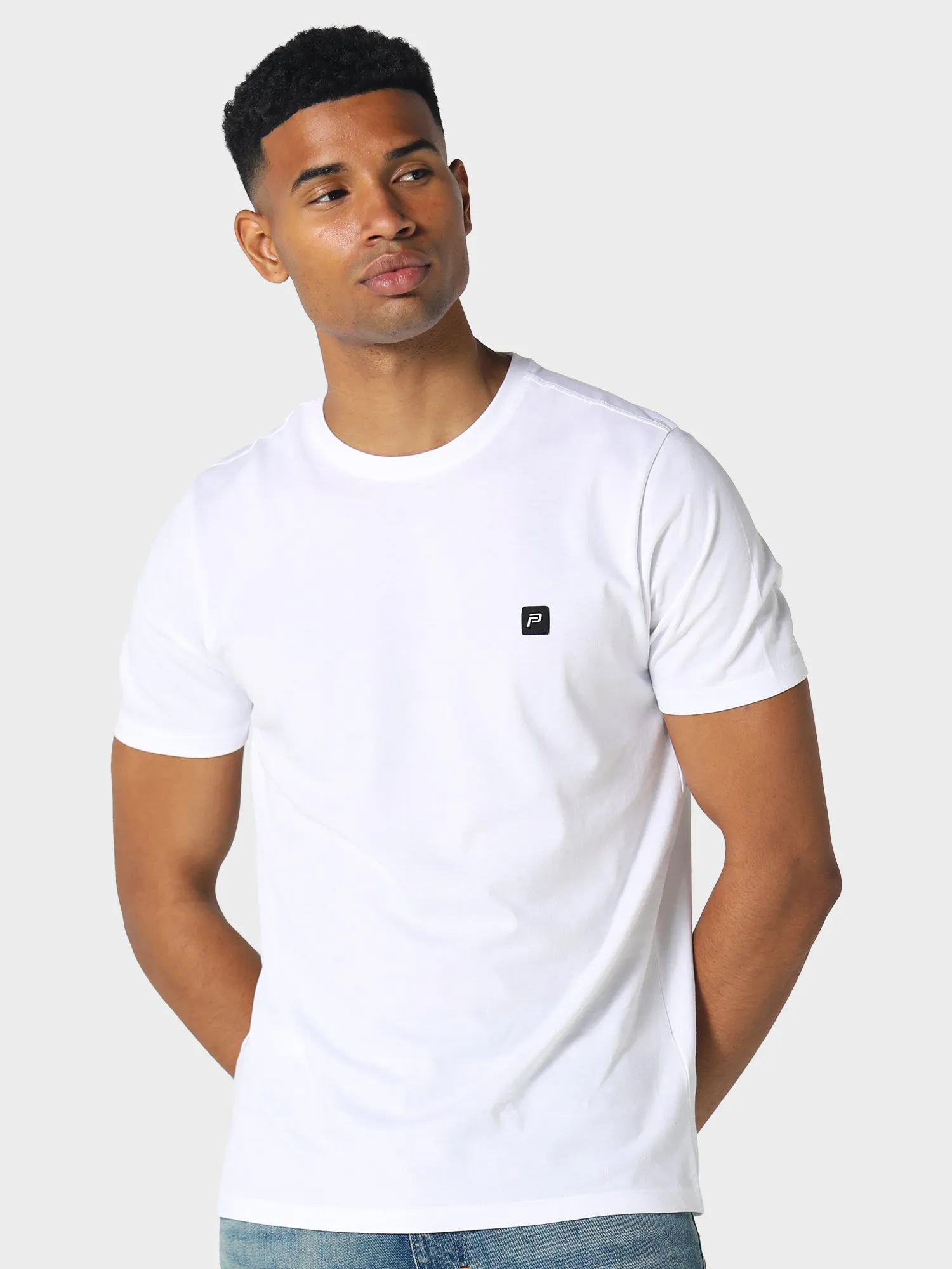 Pool Pure White T-Shirt Relaxed Armhole Cut