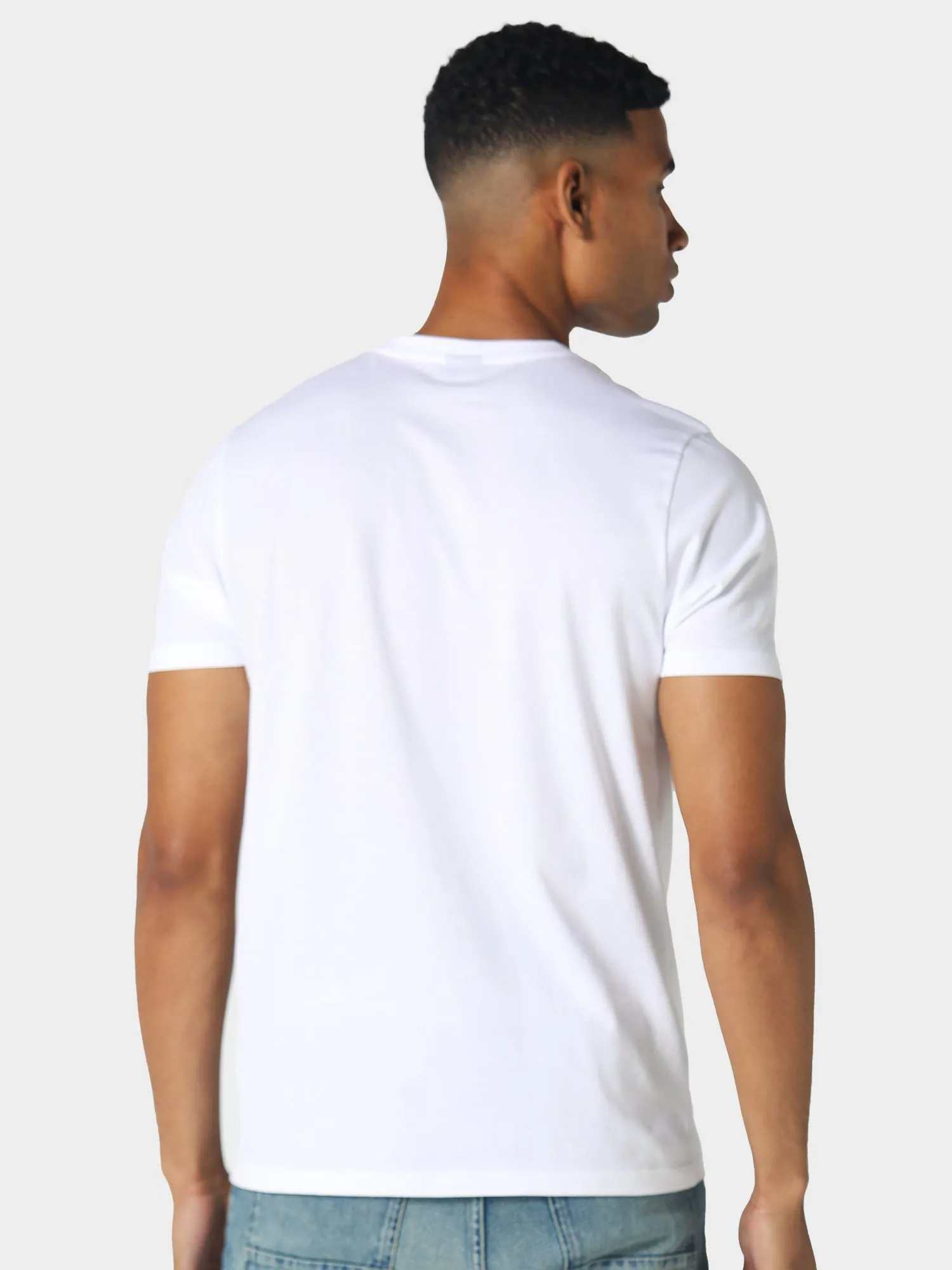 Pool Pure White T-Shirt Seasonal Casual Soft and breathable
