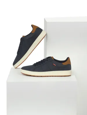 Men's Piper Navy Casual Shoes Queen Touch Lace Up
