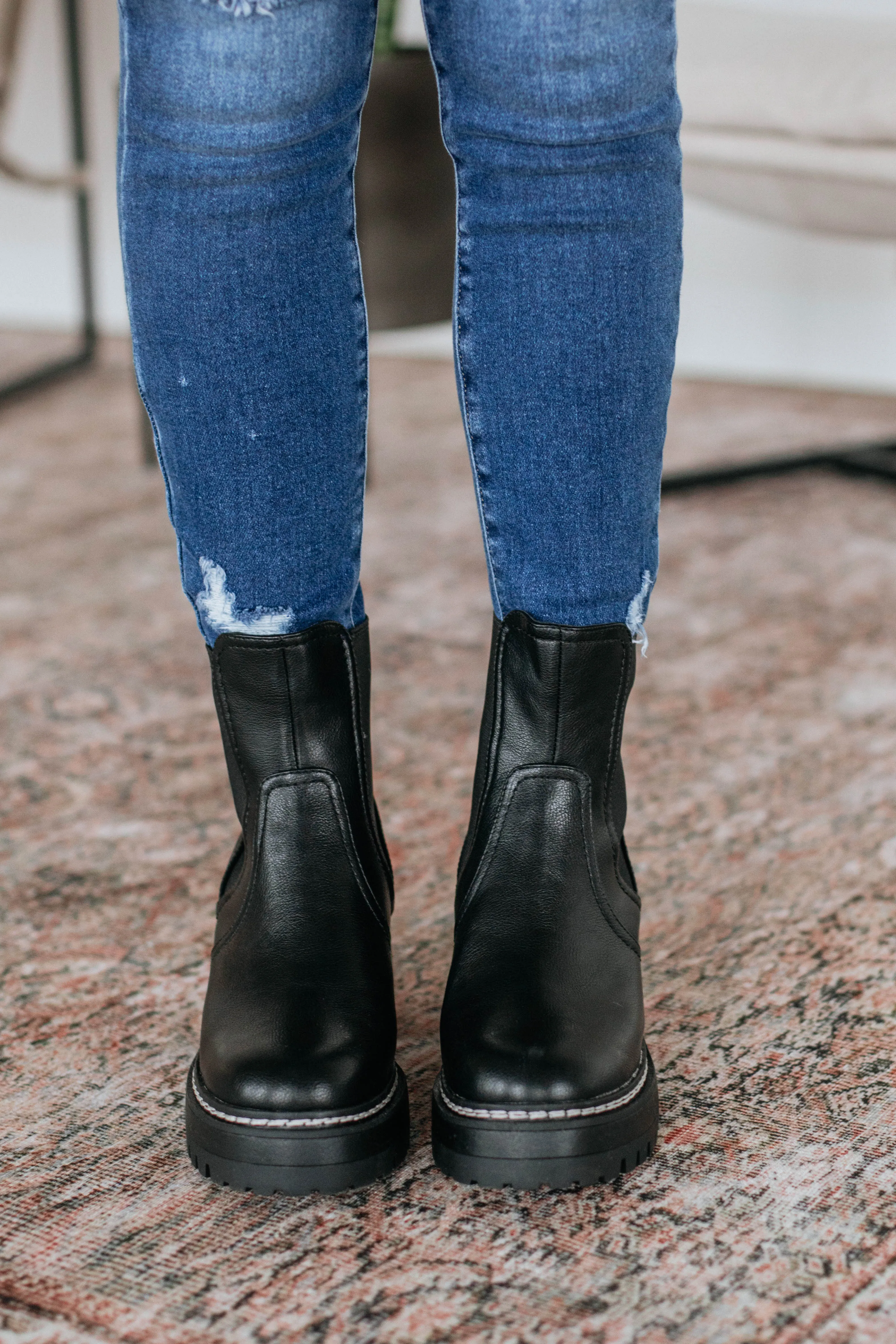 Prioritizing Me Boots - Black Slim Line