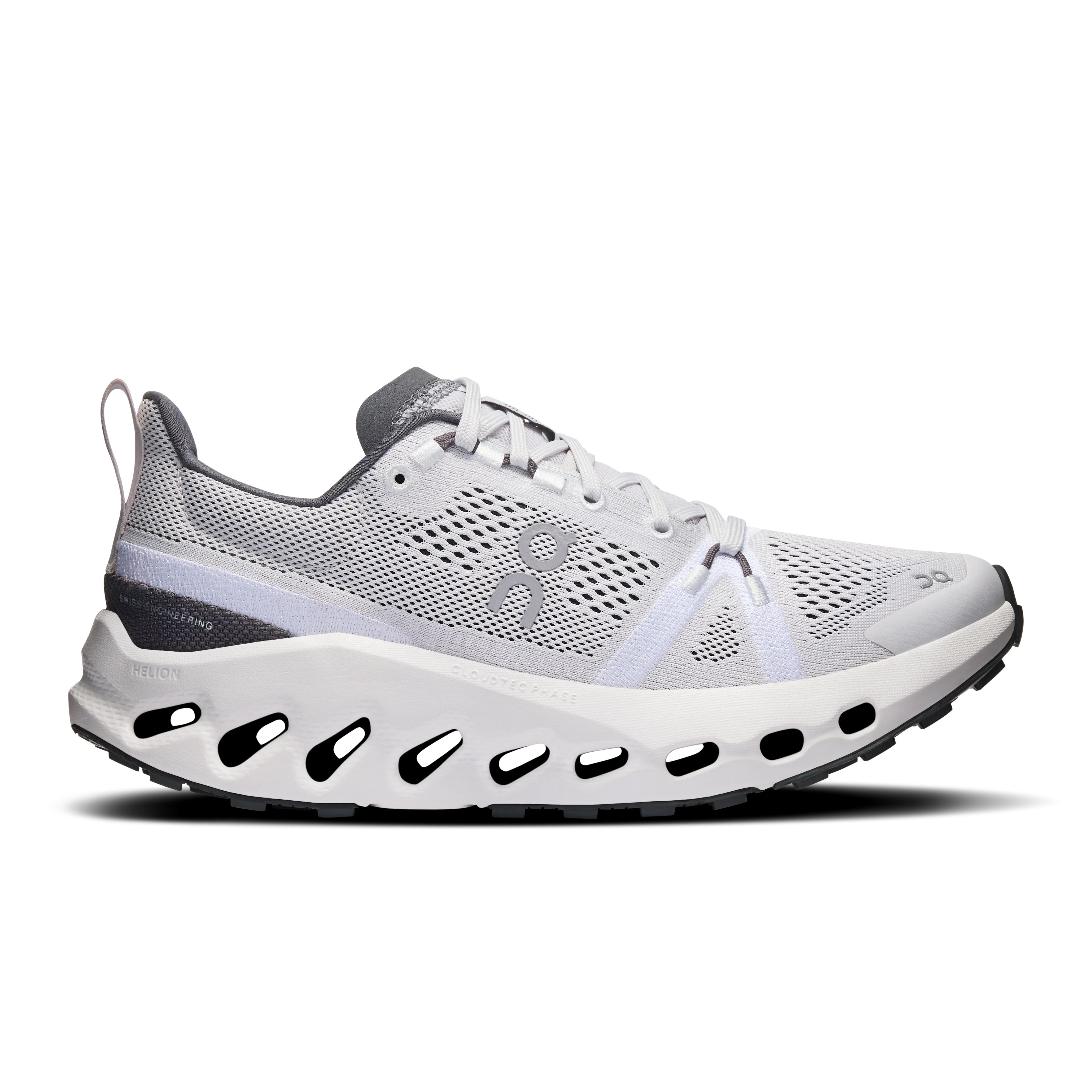 On Running Cloudsurfer Trail Frost White (Women'S) zip - closure shoes Bonded Reinforcements