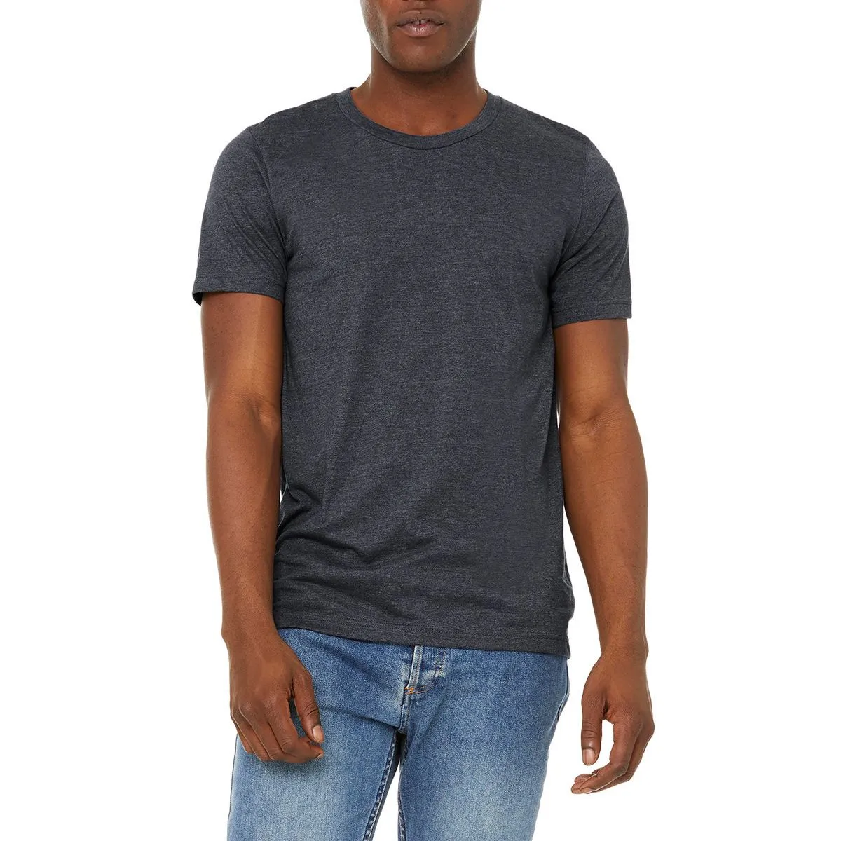 NonRestrictiveCut JustBlanks Unisex Sueded Jersey Crew Neck T-Shirt