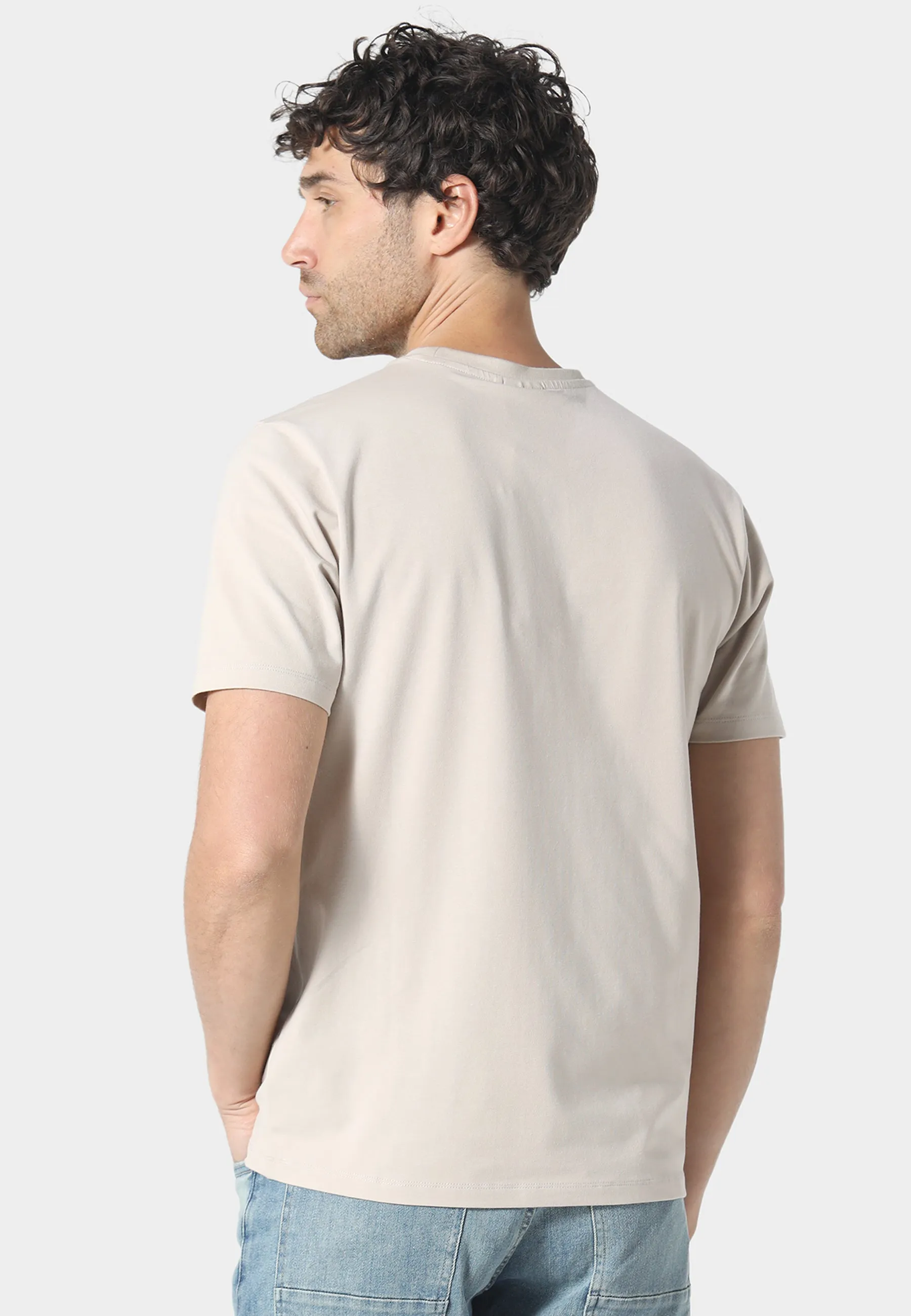 Breathable mesh lining Dover Taupe T-Shirt