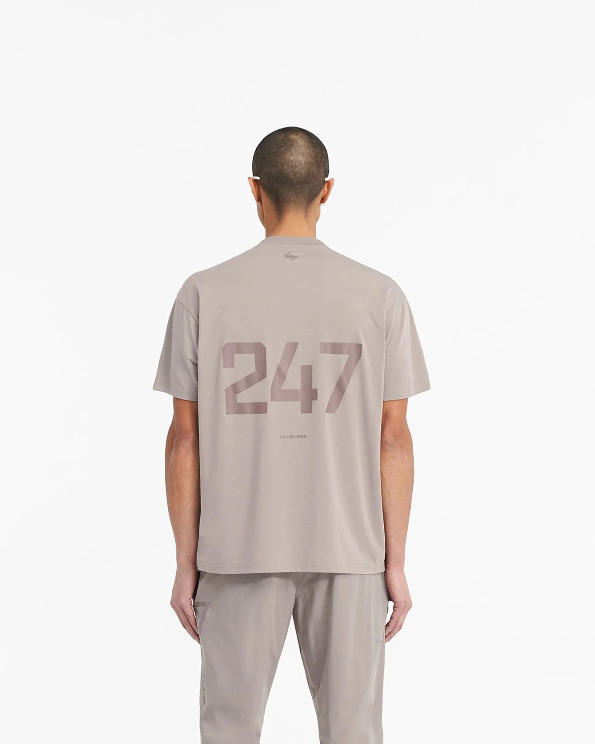 loose but not baggy Quick Change 247 Oversized T-Shirt - Cinder