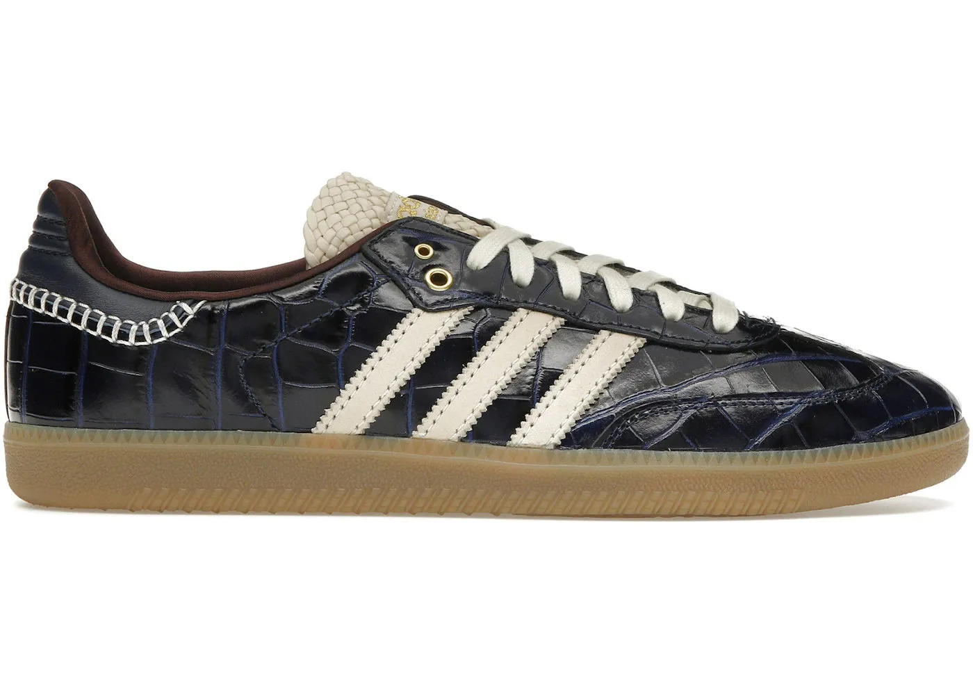 Flat Grounding Hard Support Adidas Samba Wales Bonner Navy Croc