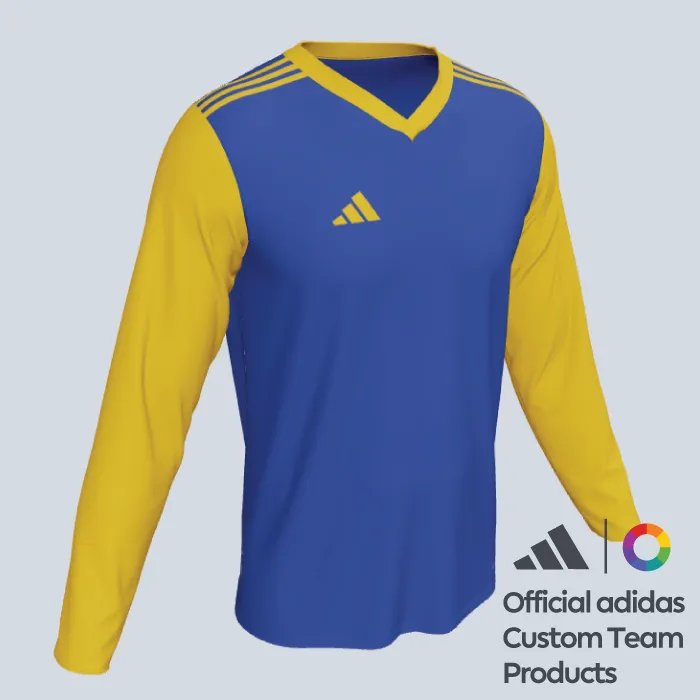 adidas CUSTOM Long Sleeve Entrada 22 Jersey Advanced Sweat Wicking