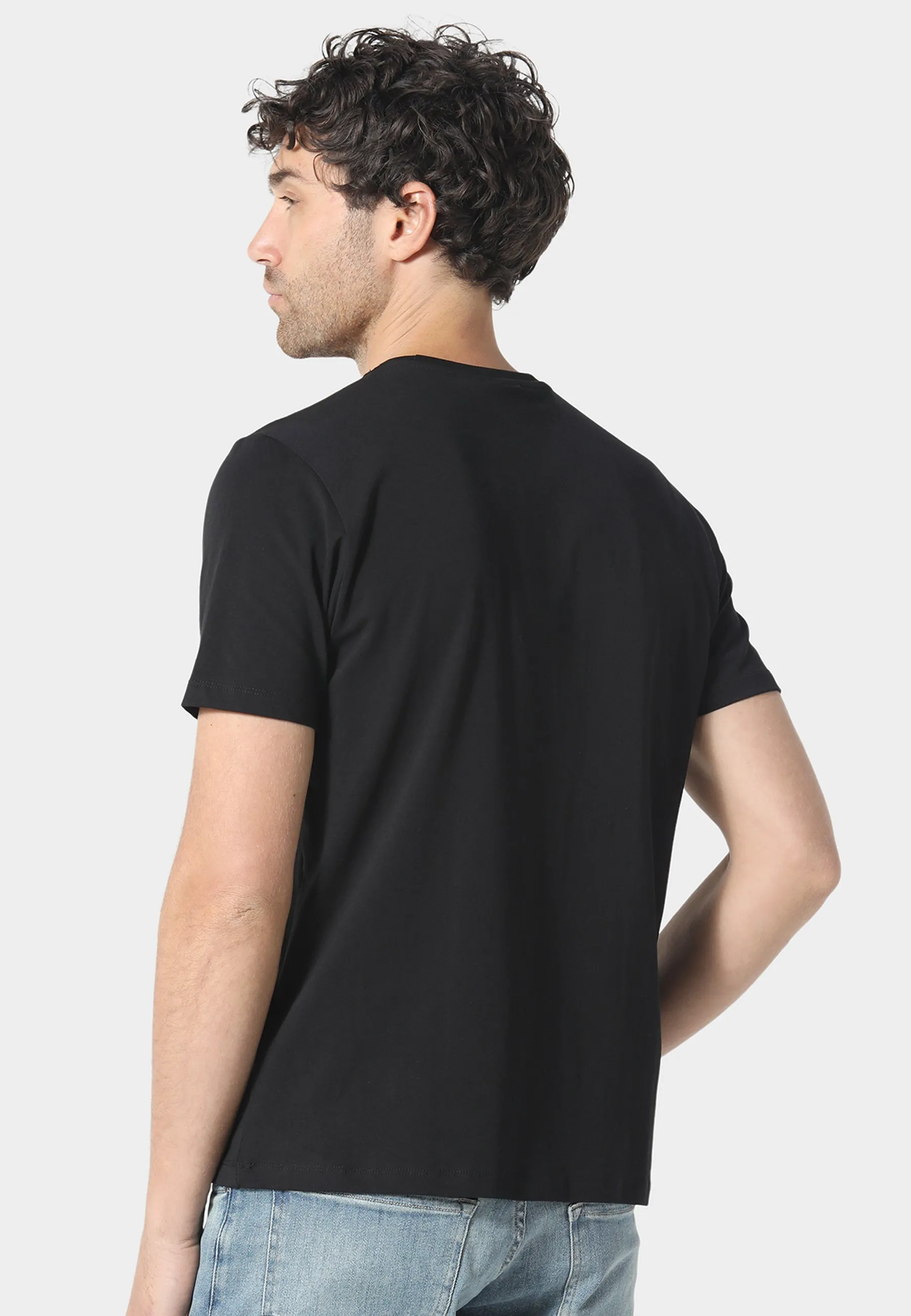 Dover Black T-Shirt Lint Resistant Surface Everyday Flex