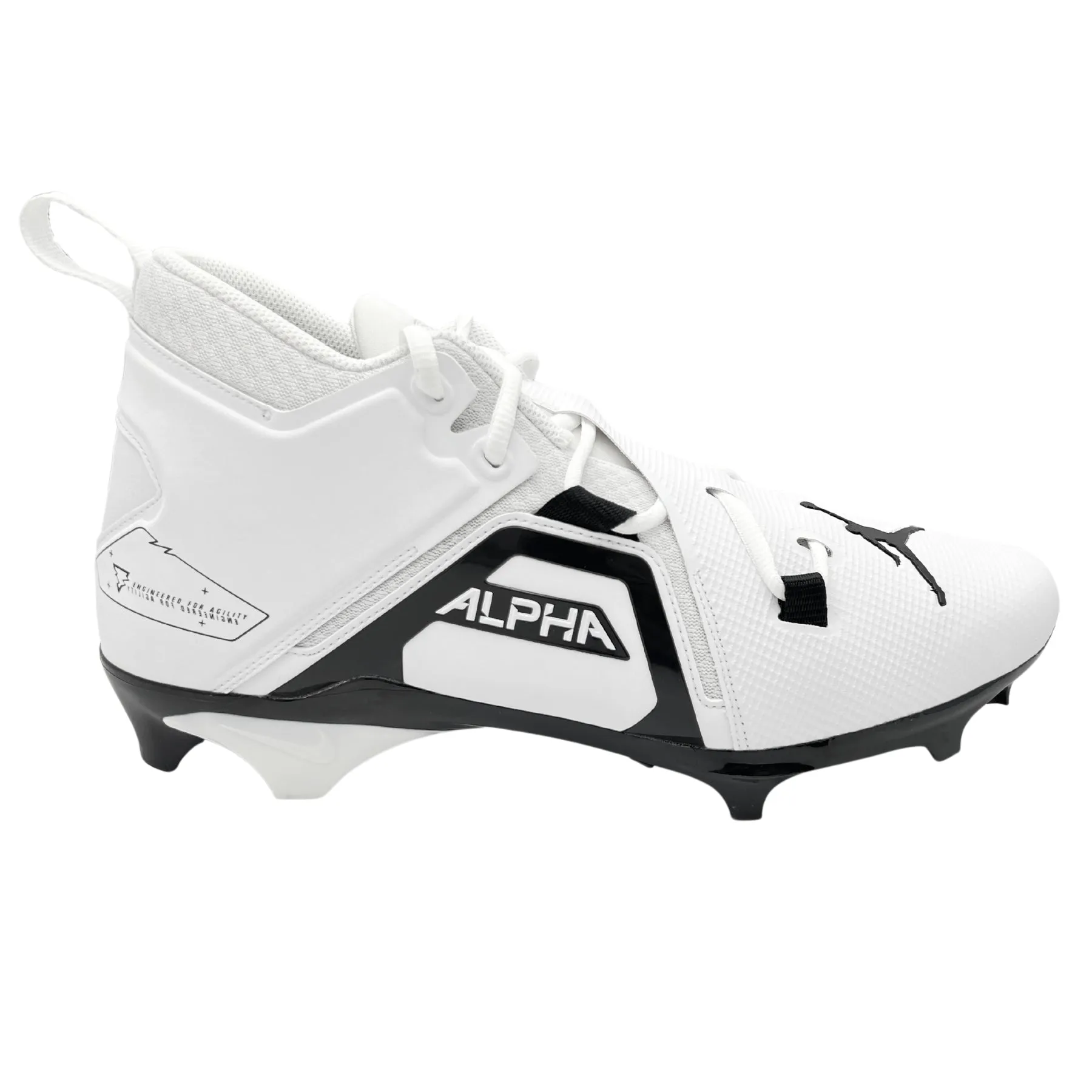 Secure fit Dynamic Movement Flex Grooves Nike Jordan Men's High Top Alpha Menace Pro 3 Football Cleats