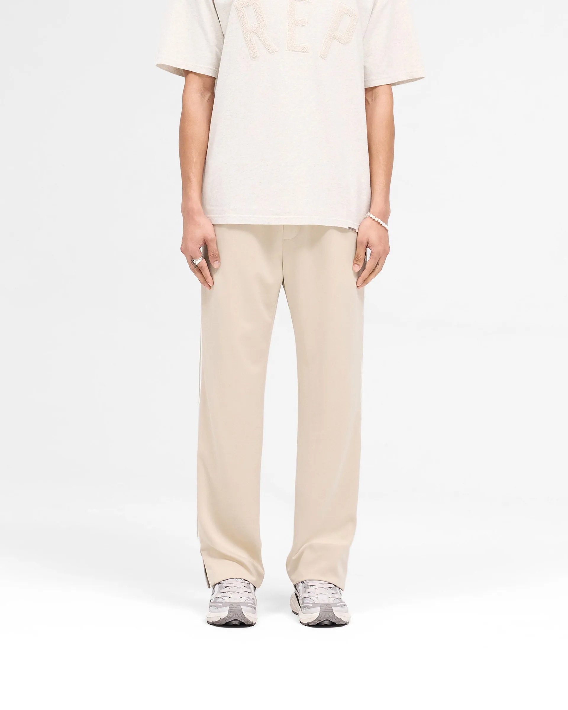 Tailored Track Pant - Stone Cozy Casual