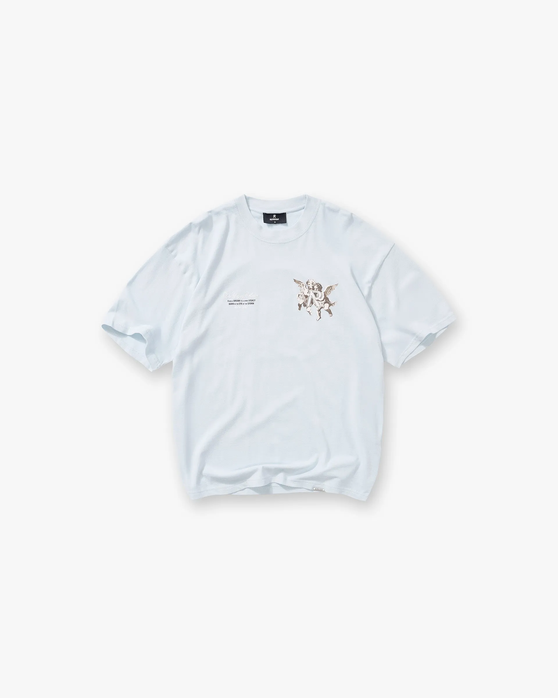 Legacy Cherubs T-Shirt - Cloud RibbedNeckBanding