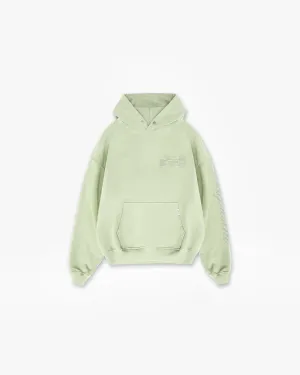 gemstone accents Raceway Hoodie - Matcha