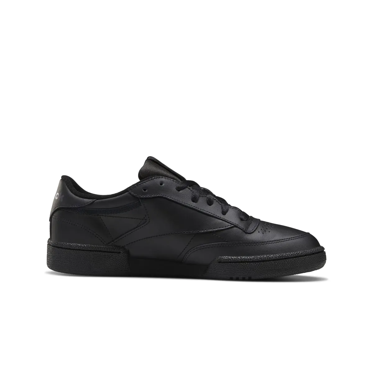 Gym Life Posture Aligning Footbed REEBOK 100000153 (AR0454) CLUB C 85 MN'S (Medium) Black/Charcoal Leather Lifestyle Shoes