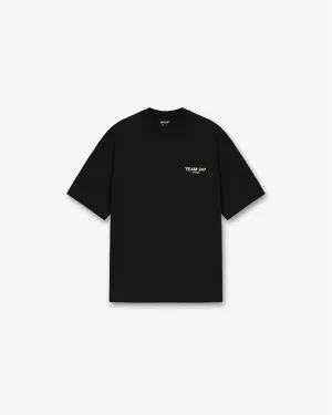 Team 247 Oversized T-Shirt - Black Casual Essentials Wear