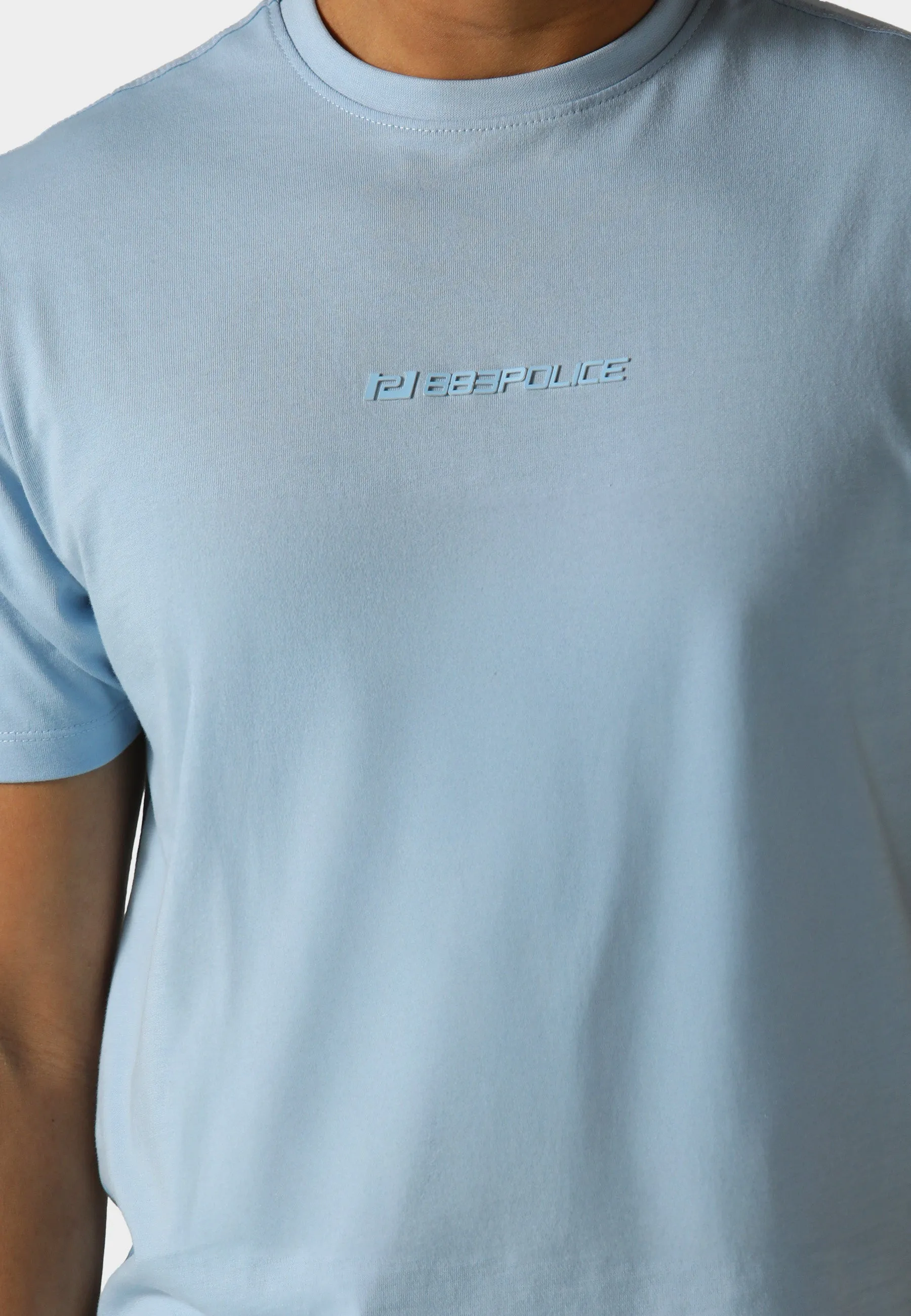Stratton Sky Blue T-Shirt Layering Comfort Wear Effortless Design