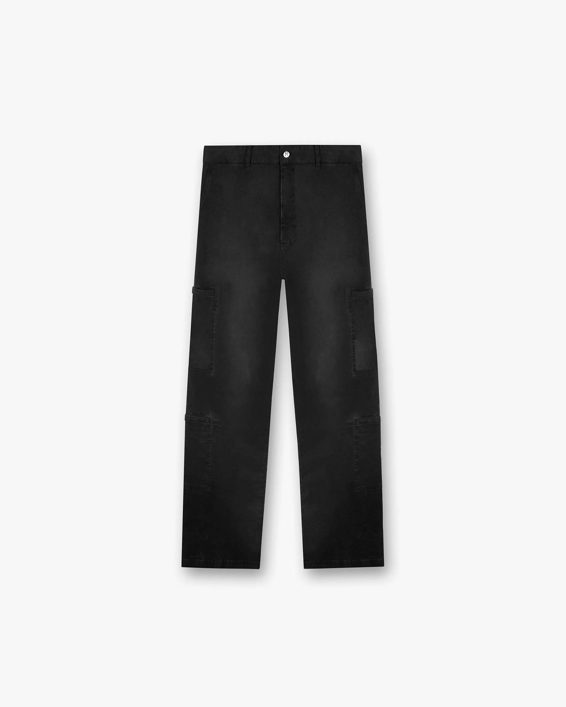 Season Cargo Pant - Jet Black Cropped hem