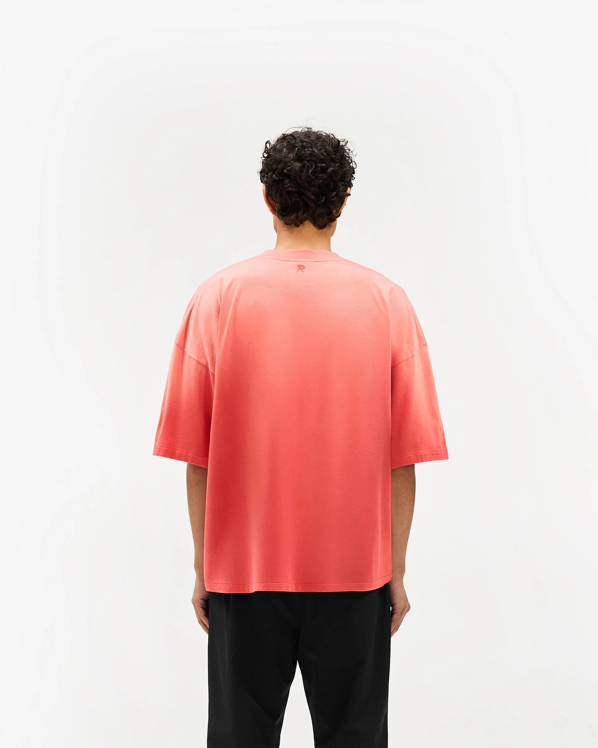 Initial Boxy T-Shirt - Vintage Red Gym clothing Soft Wear