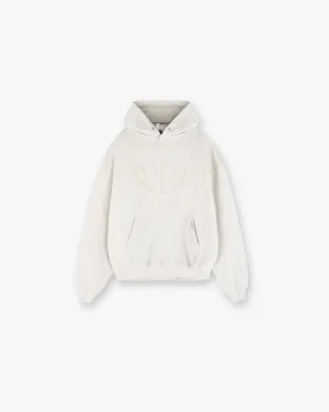 product customer retention Rep Applique Hoodie - Cream Marl
