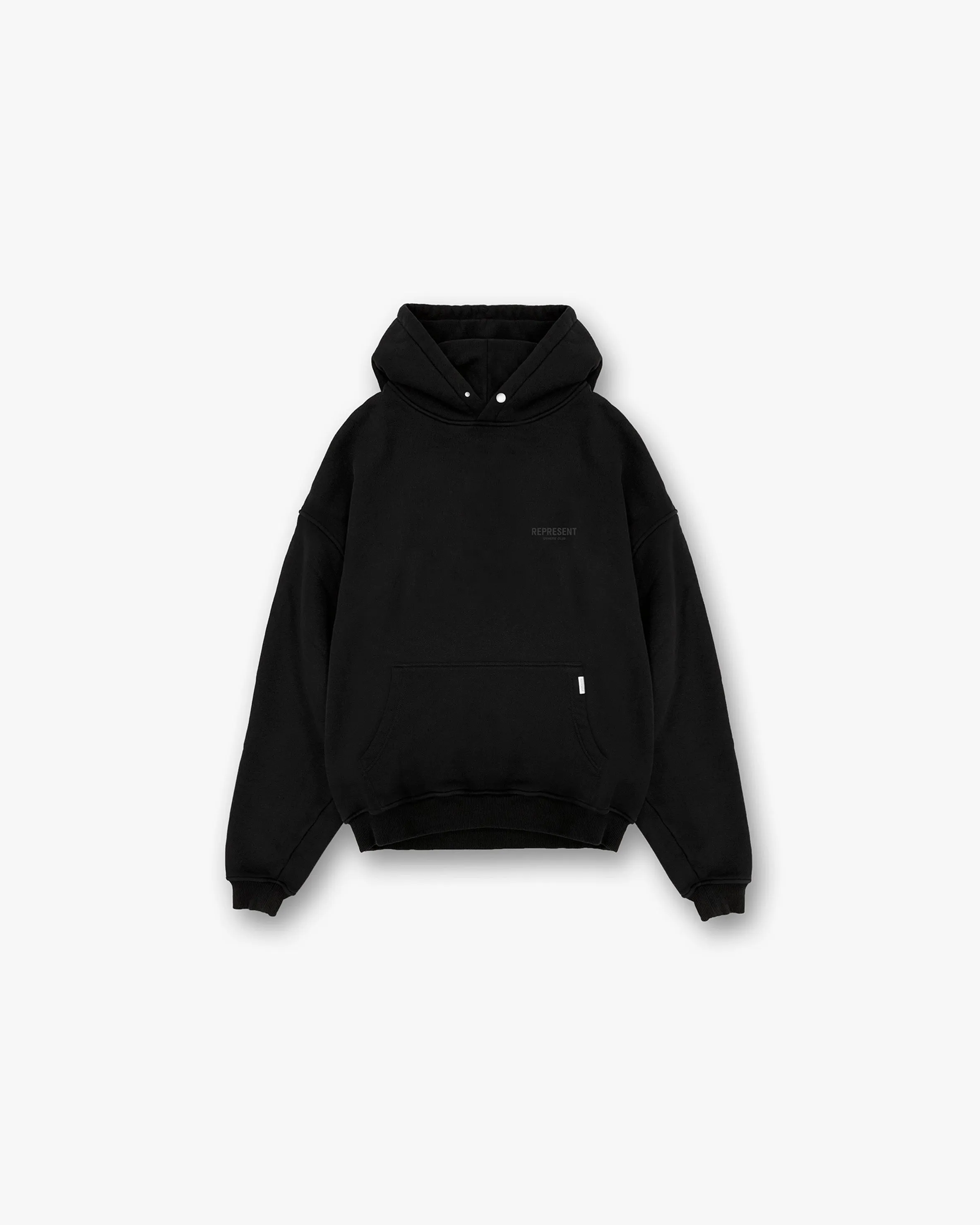Represent Owners Club Hoodie - Black Matte No pockets product cost effectiveness